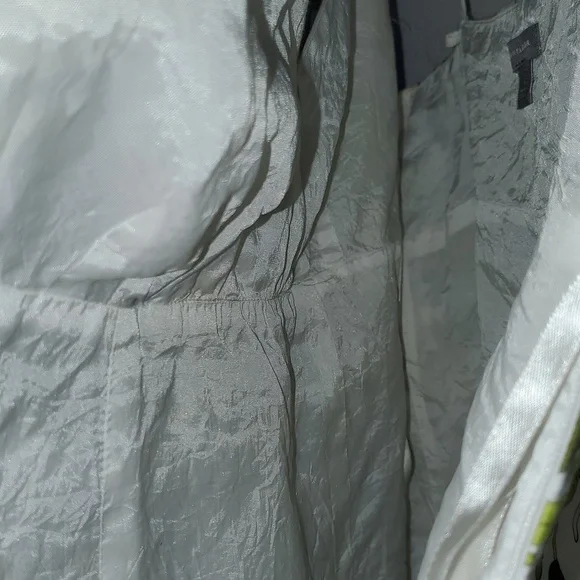 ANN TAYLOR YELLOW FLOWER GREEN LEAVES Dressy Fitted TANK TOP 100% Cotton LINED 6 - Picture 7 of 9